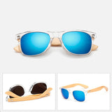 EthicalDeals | Ralferty Unisex Classic Retro Bamboo Sunglasses