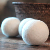 EthicalDeals | 6-Pack Natural Organic Reusable Woollen Dryer Balls