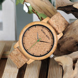 EthicalDeals | Bobo Bird Bamboo & Cork Eco Quartz Watch