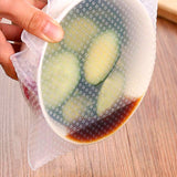 EthicalDeals | Reusable & Stretchable Silicone Fresh Food Wrap Lid