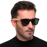 EthicalDeals | Ralferty Unisex Classic Retro Bamboo Sunglasses