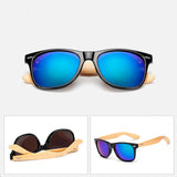 EthicalDeals | Ralferty Unisex Classic Retro Bamboo Sunglasses