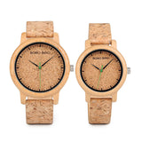 EthicalDeals | Bobo Bird Bamboo & Cork Eco Quartz Watch