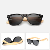 EthicalDeals | Ralferty Unisex Classic Retro Bamboo Sunglasses