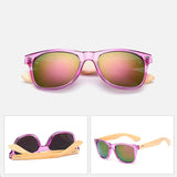 EthicalDeals | Ralferty Unisex Classic Retro Bamboo Sunglasses
