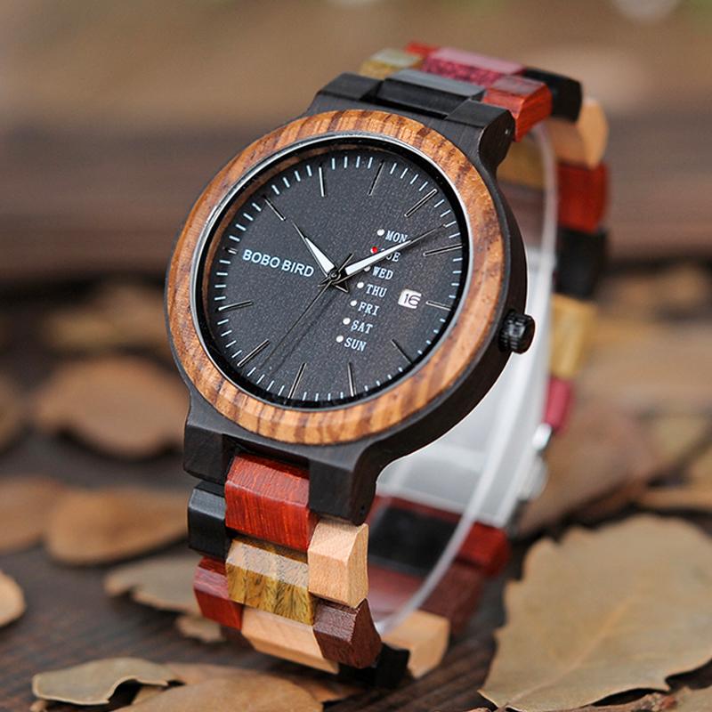 Mens sales wooden watch
