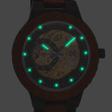 Bobo Bird Men's Wooden Gear-Inspired Mechanical Design Watch (Sandalwood)