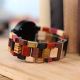 Bobo Bird Men's Colourful Handmade Wooden Watch