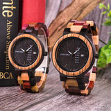 Bobo Bird Women's Colourful Handmade Wooden Watch