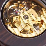 Bobo Bird Men's Wooden Gear-Inspired Mechanical Design Watch (Sandalwood)