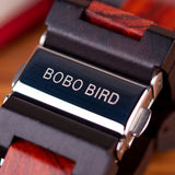 Bobo Bird Men's Wooden Gear-Inspired Mechanical Design Watch (Sandalwood)