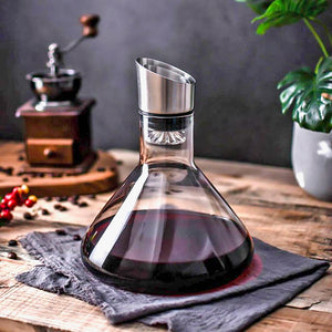 Angolo Borosilicate Glass Wine Decanter (1000ml)