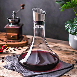 Elevato Borosilicate Glass Wine Decanter (1000ml)