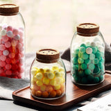 Airtight Cork Plug Sealed Storage Jar (1200ml)