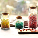 Airtight Cork Plug Sealed Storage Jar (1200ml)