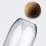 Airtight Cork Sphere Storage Borosilicate Jar (1200ml)