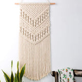 Macrame Handwoven Geometric Chevron Tapestry