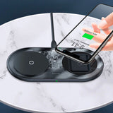 Baseus 15W Dual Qi Wireless Charging Pad for iPhone, Samsung and AirPods (special edition)