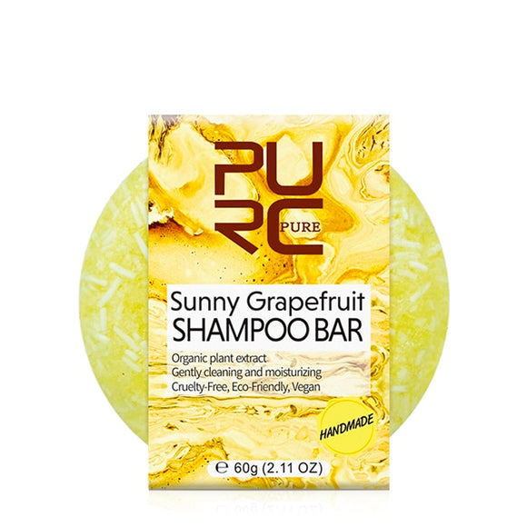 Pure Organic Sunny Grapefruit Shampoo Soap Bar