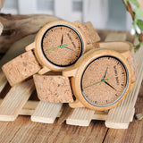 EthicalDeals | Bobo Bird Bamboo & Cork Eco Quartz Watch