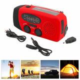 EthicalDeals | Emergency Dynamo & Solar Powered LED Flashlight, Phone Charger & Radio