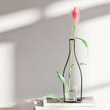 EthicalDeals | Nordic Minimalist / Modern Black Iron Flower Vase (various designs)