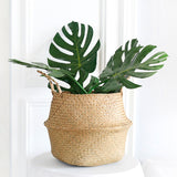 EthicalDeals | Handmade Natural Woven Seagrass Flower Basket