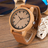 EthicalDeals | Bobo Bird Unisex Bamboo Quartz Crystal Watch