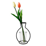 EthicalDeals | Nordic Minimalist / Modern Black Iron Flower Vase (various designs)