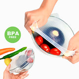 EthicalDeals | Reusable & Stretchable Silicone Fresh Food Wrap Lid