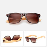 EthicalDeals | Ralferty Unisex Classic Retro Bamboo Sunglasses