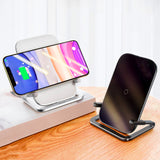 Baseus 15W Qi Wireless Charging Stand with Bracket (white)