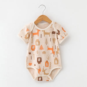 Organic Cotton & Bamboo Fibre Woodland Bodysuit