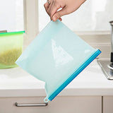 Silicone Fridge Freezer Food Storage Bags (4-pack)