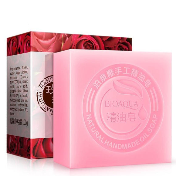 Bioaqua Rose Flower Anti-Blemish Oil Soap